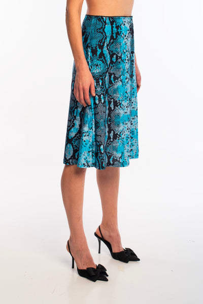 Snake circle skirt