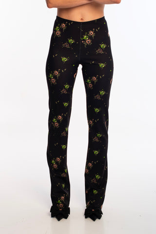 Stoned Roses flared pants