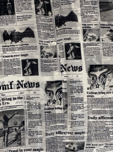 Newspaper shirt