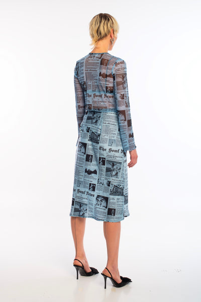 Newsprint skirt