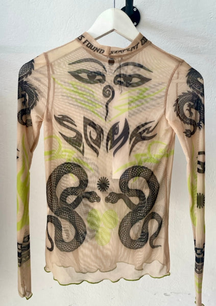 Tattoo mesh top
