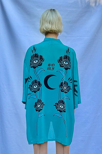 Night flowers Kimono