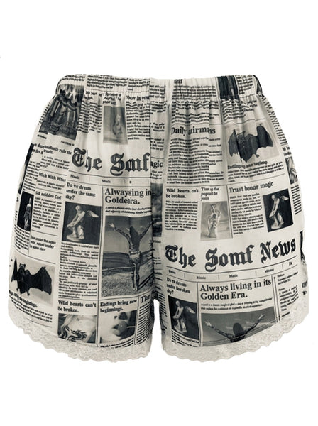 Newspaper shorts
