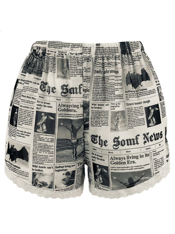 Newspaper shorts