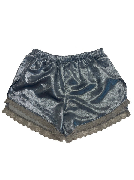 Silk& lurex shorts