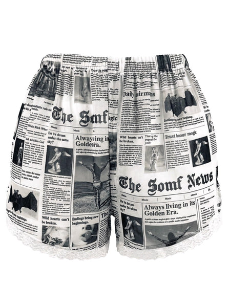 Newspaper shorts