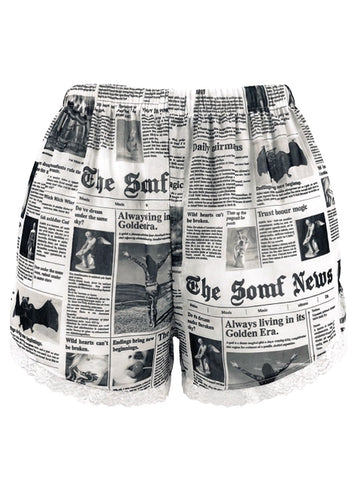 Newspaper shorts