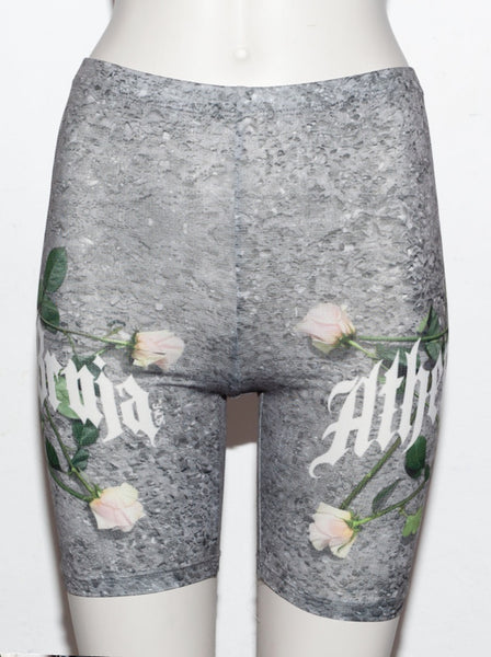 Athens Bruja pentagram biker shorts