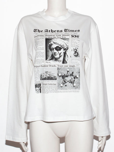 The Athens Times longsleeve top