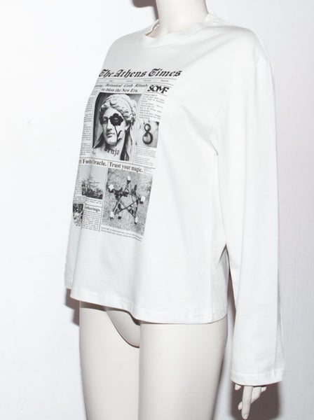 The Athens Times longsleeve top